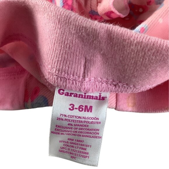 Garanimals Baby Girl 2 Pc Shorts Set 3-6M Butterfly & Polka Dot Prints - Picture 10 of 10